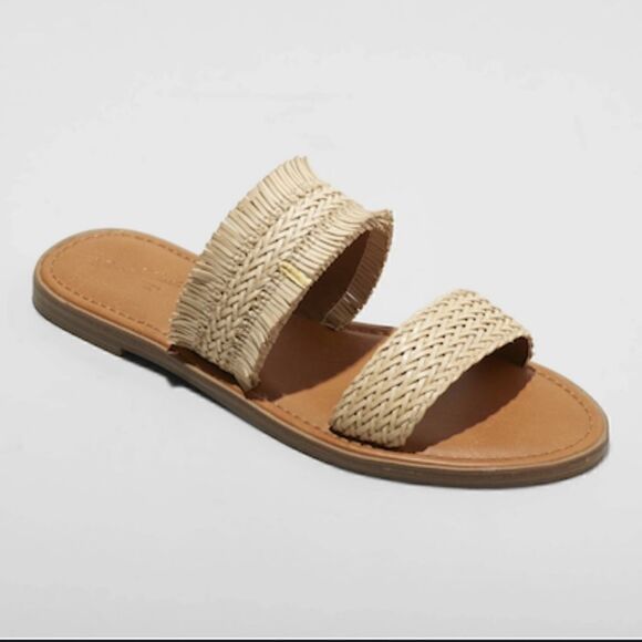 Universal Thread Woven Sandals Size 9 - Picture 1 of 5